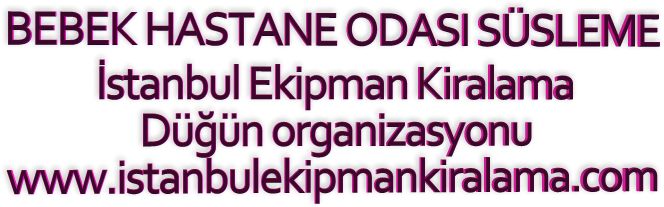 İstanbul kiralık Bebek hastane odası süsleme hizmetimizden yararlanabilirsiniz.